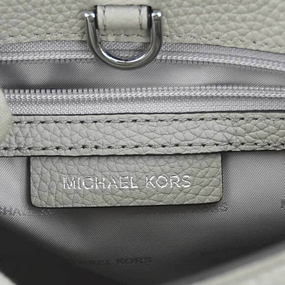 Auth Michael Kors Handbag Shoulder Bag Gray Leather/Silvertone - h30930a - Picture 14 of 15